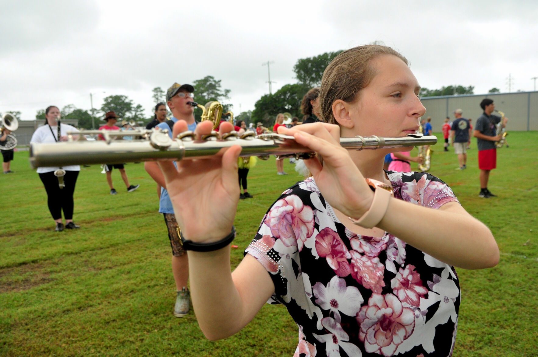 A bit louder: 3 Carteret high school bands combine for 2021-22 marching season
